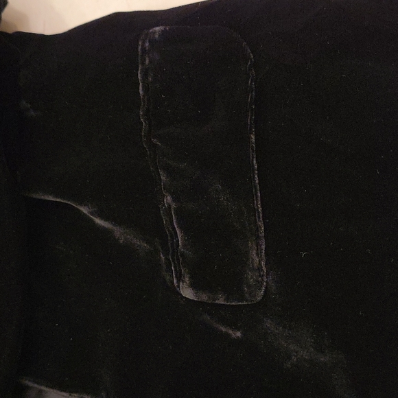 Marciano Black Velvet "real" Jacket Size 6 - Picture 3 of 12